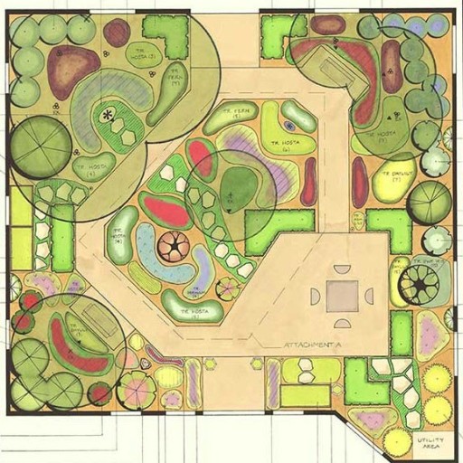 courtyard-landscape-design-plan