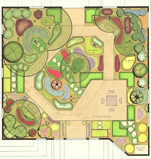 courtyard-landscape-design-plan