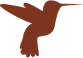 decorative hummingbird icon